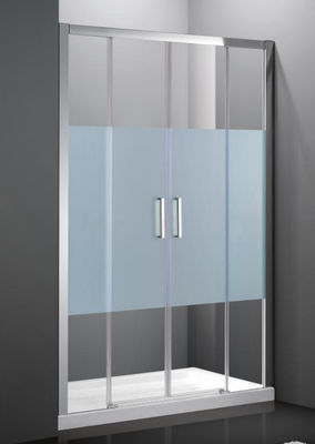 Glas badkamer Douchekamer, vouwdoos met aluminium frame